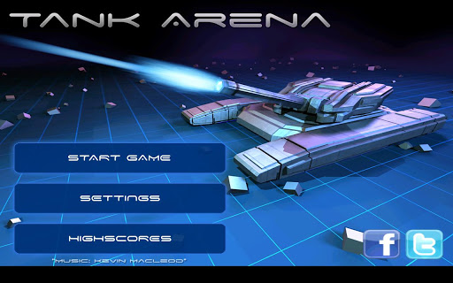 Android application Tank Arena screenshort