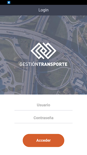 Android application Gestión de transportista screenshort
