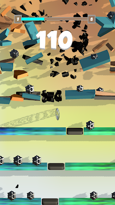 Bouncy Ball: 3d Smash hit - Screenshot 2