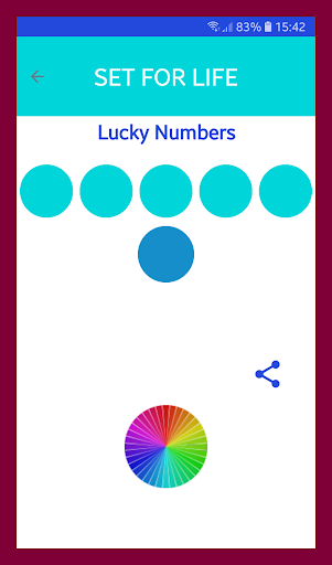 UK Lottery Lucky Numbers Screen 2