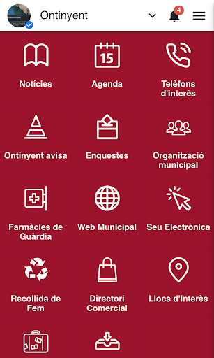 Android application Ontinyent screenshort