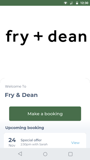 Android application Fry & Dean screenshort