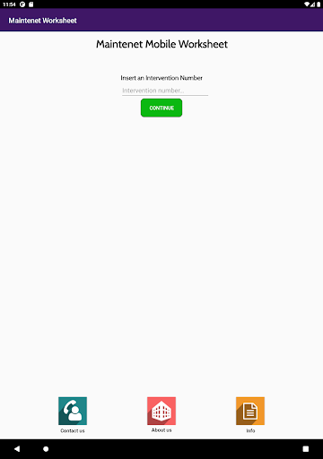 Maintenet Mobile Worksheet