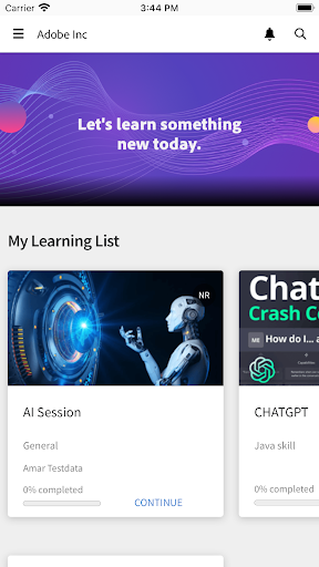 Adobe Learning Manager Screenshot 1 - AppWisp.com