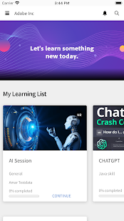 Adobe Learning Manager Screenshot