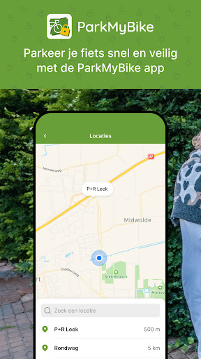 Android application ParkMyBike Staging screenshort