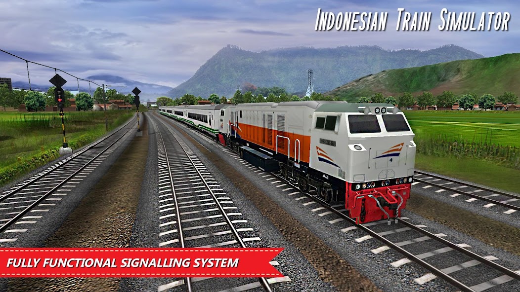 Indonesian Train Sim: Game banner