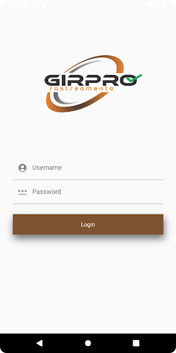 Android application GirPro Rastreamento screenshort