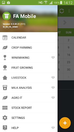 Android application FA Mobile screenshort