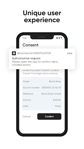 Britannia Authenticator