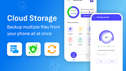 Cloud Storage: Easy Backup Screen 2