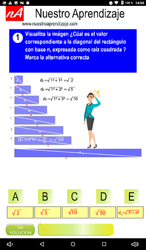 Calculan diagonal rectángulo e Screen 2