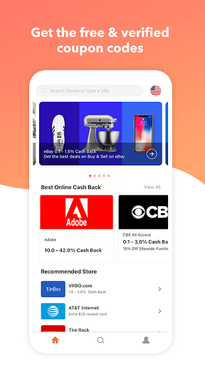 Android application Coupert - Coupons & Cash Back screenshort