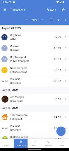 Spendle screenshot 1