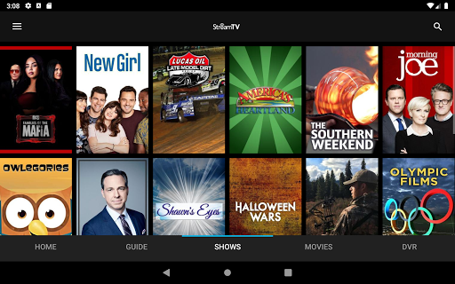 Screenshot of StreamTV by Buckeye Broadband