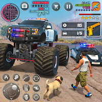 Us Police Monster Truck Cop Duty City War Games