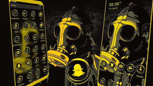 Android application Gas Mask Boy Launcher Theme screenshort