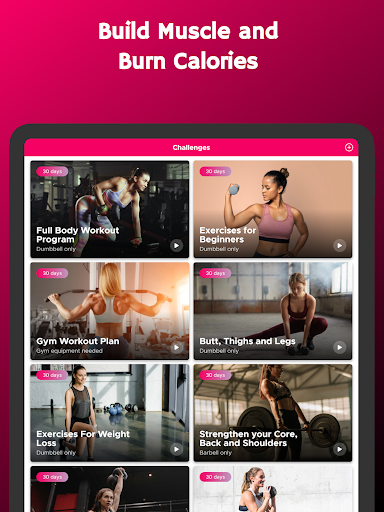 Screenshot of Weight Training for Women