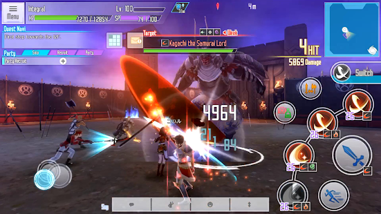SAO Integral Factor - MMORPG Screenshot