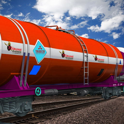 Oil Tanker Train Driving Sim : Cargo Train Uphill