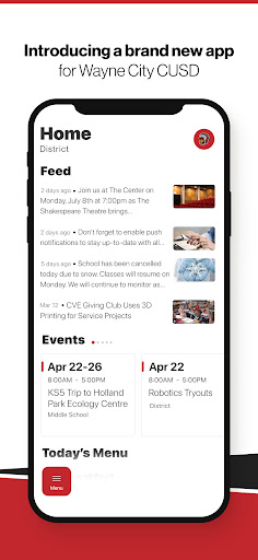 Android application Wayne City CUSD 100 screenshort