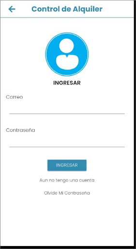 Android application Control de Alquiler screenshort