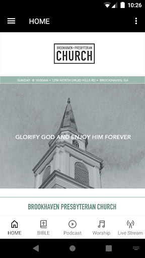 Android application Brookhaven Presbyterian Church screenshort