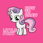 Cover Image of Скачать How To Draw Cute Little Pony  APK