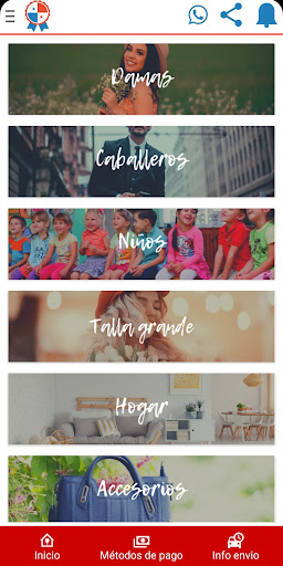 Android application Infinity Shop screenshort