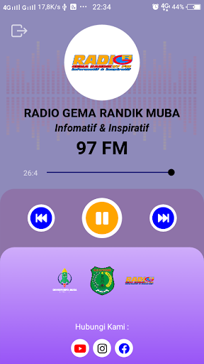 Radio Gema Randik Muba Screen 2