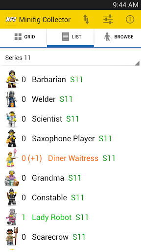 Minifig Collector for LEGO® Screen 2