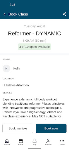 Hi Pilates Screen 3