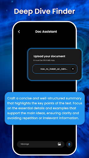 Screenshot of Q-AI Chatbot Assistant