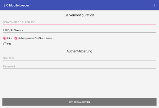 CGM SIC Mobile Loader Screen 3