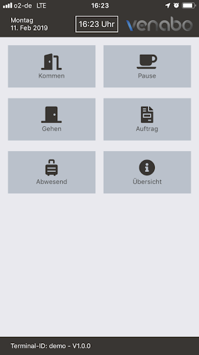 Android application venabo.ZEIT screenshort