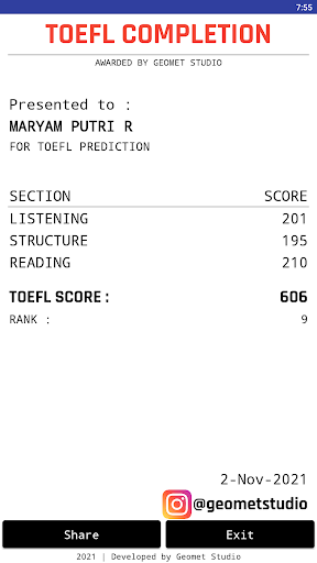 TOEFL IBT Test
