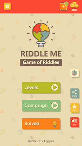 Riddle Me - A Game of Riddles Unknown