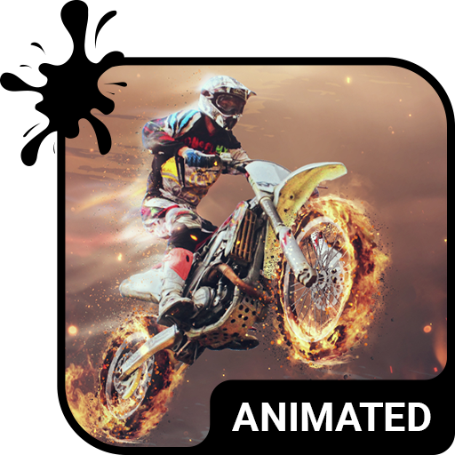 Motocross Live Wallpaper Theme  Icon