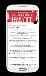 CashTips- coupons for Sephora