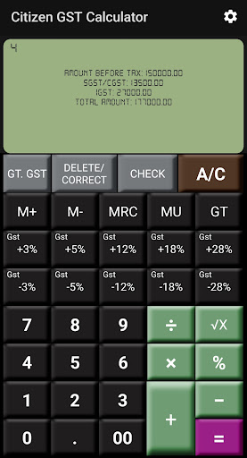 Citizen GST Calculator 2