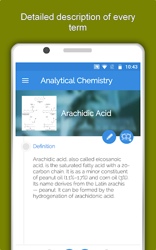 Screenshot of Chemistry Dictionary Offline
