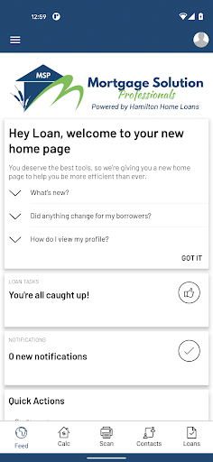 Android application MSP Home Loans screenshort