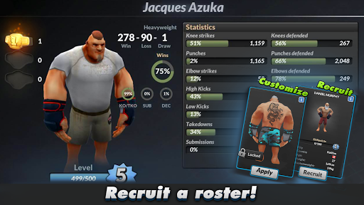 Code Triche MMA Manager  APK MOD (Astuce) screenshots 3