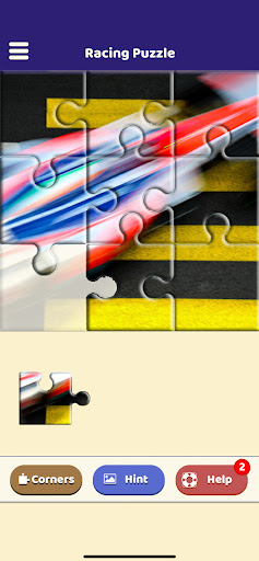 Android application Racing Puzzle screenshort