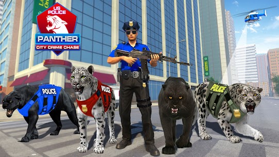 US Police Panther Crime Chase Mod Apk Gangster Shooting 4