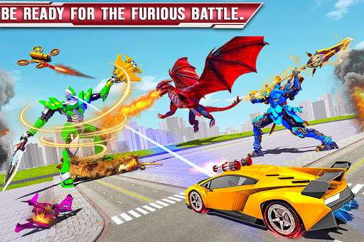 520 Dragon Robot Car Game Mod Apk Unlimited Money  Latest