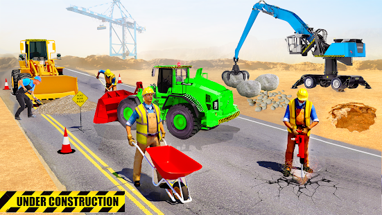 Grand Snow Excavator Simulator :Road Construction Varies with device screenshots 7