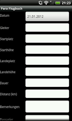 Para Flightlog Screen 3