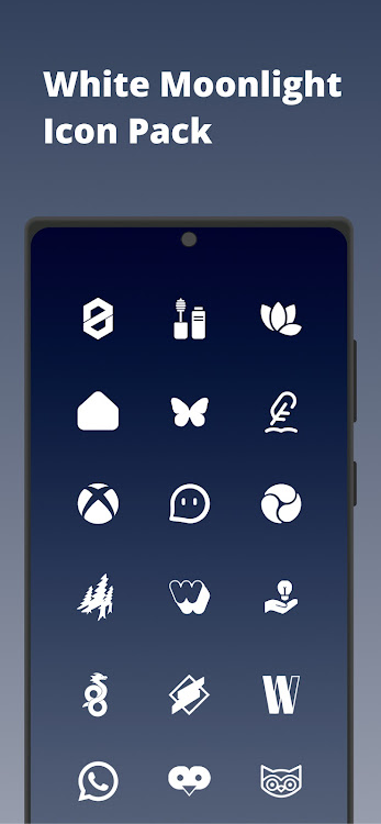 White Moonlight - Icon Pack - 3.6 - (Android)