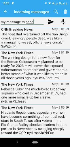 Talking Tweets for Twitter Screen 2